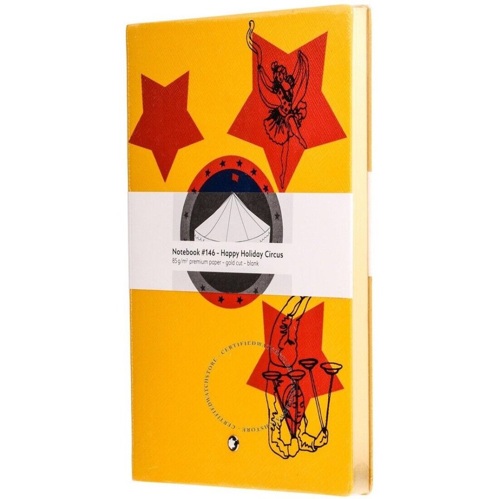 MONTBLANC HAPPY HOLIDAY CIRCUS MULTI-COLOR LEATHER #146 NOTEBOOK 117716 NEW